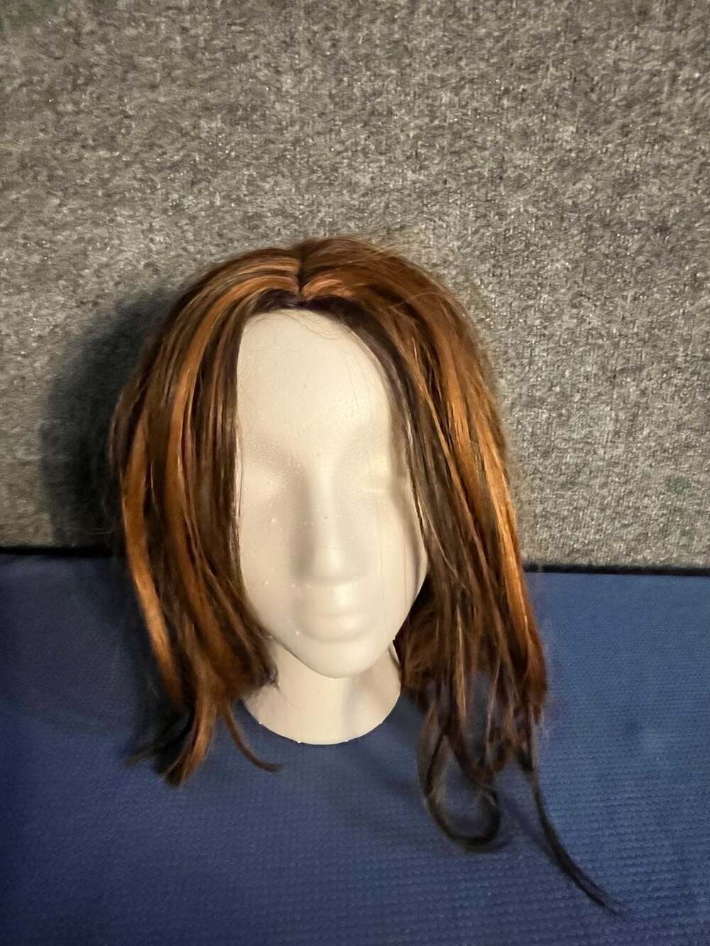002-052 Amore Mio Brown Auburn Layered Wig
